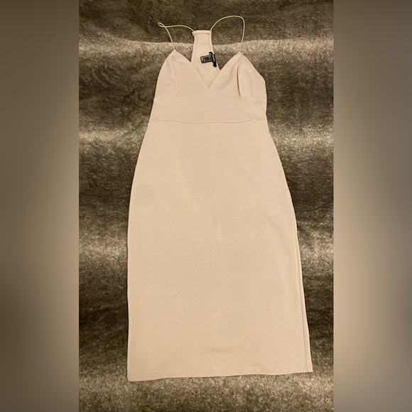 Forever 21 Beige Bodycon Mini dress - Picture 1 of 6